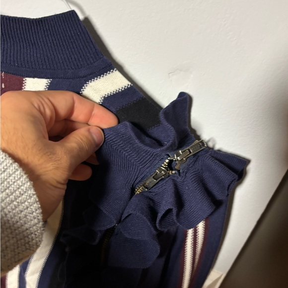 Halogen Multicolor Striped Ruffle Sweater - Picture 4 of 5